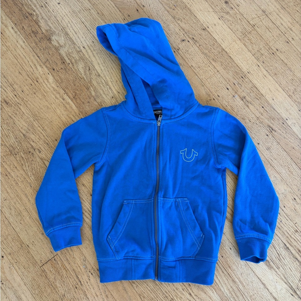 True religion zip up hoodie like new kids size small